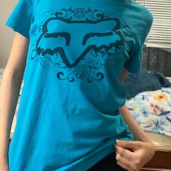 Fox Racing blue t-shirt - Picture 7 of 7